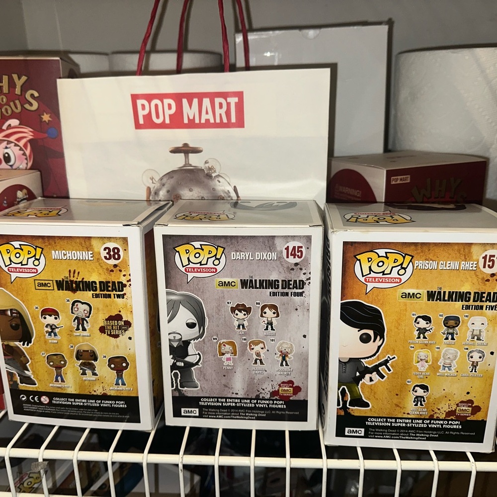 Funko Pop! The Walking Dead Figures X 8 - Picture 8 of 13